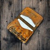 The Double #34︱2 Pocket Vintage Baseball Glove Wallet︱Nolan Ryan