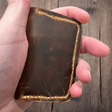 The Double #17︱2 Pocket Vintage Baseball Glove Wallet︱Rawlings