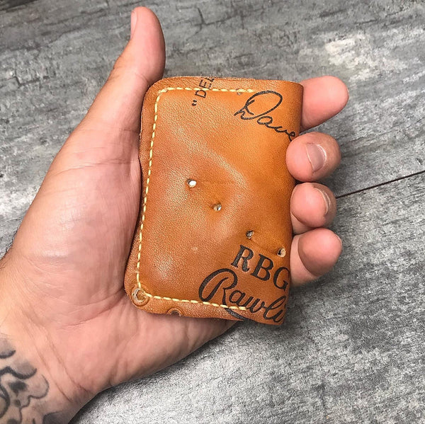 The Double #39—2 Pocket Vintage Baseball Glove Wallet—Dave Parker