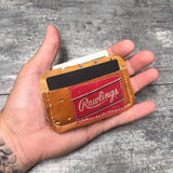 The Triple #44︱3 Pocket Vintage Baseball Glove Wallet︱Rawlings