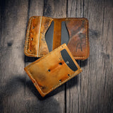 The Custom #24︱2 Pocket Vintage Baseball Glove Wallet︱Dwight Evans