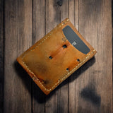 The Custom #24︱2 Pocket Vintage Baseball Glove Wallet︱Dwight Evans