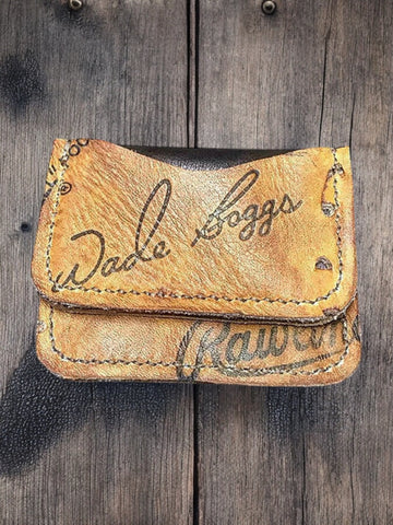 The Triple #26︱3 Pocket Vintage Baseball Glove Wallet︱Wade Boggs