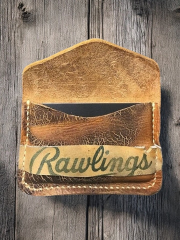 The Single #7︱1 Pocket Vintage Baseball Glove Wallet︱Rawlings