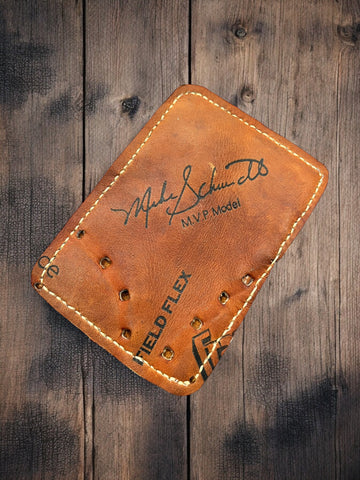 The Double #20︱2 Pocket Vintage Baseball Glove Wallet︱Mike Schmidt