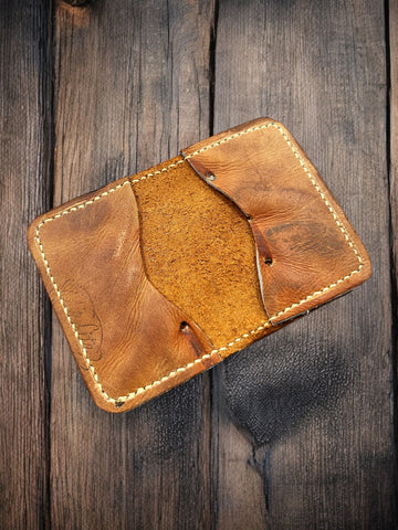 The Double #72︱2 Pocket Vintage Baseball Glove Wallet︱Wilson