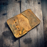 The Double #44︱2 Pocket Vintage Baseball Glove Wallet︱Reggie Jackson