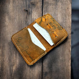 The Double #44︱2 Pocket Vintage Baseball Glove Wallet︱Reggie Jackson