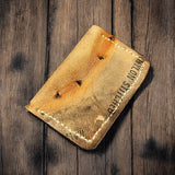 The Double #76︱2 Pocket Vintage Baseball Glove Wallet︱McGraw