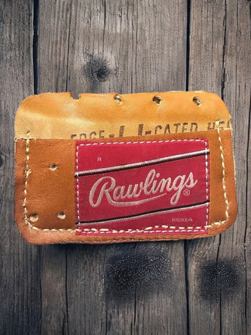 The Triple #44︱3 Pocket Vintage Baseball Glove Wallet︱Rawlings