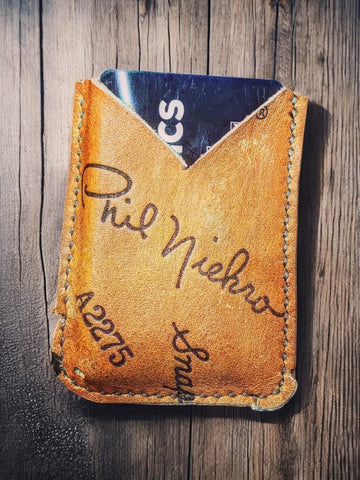 The Single #35︱1 Pocket Vintage Baseball Glove Wallet︱Phil Niekro