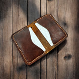 The Double #34︱2 Pocket Vintage Baseball Glove Wallet︱Fernando Valenzuela