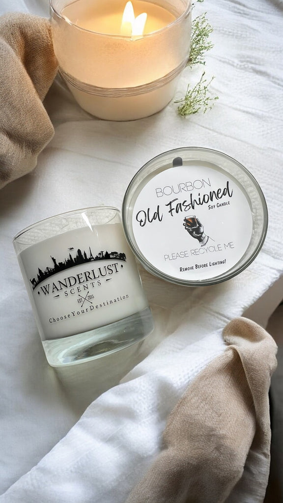 Wanderlust Scents Bourbon Old Fashioned Candle
