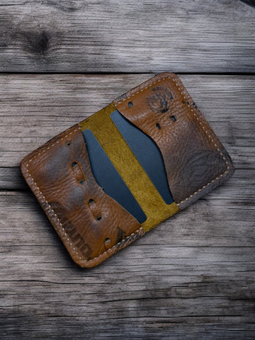 The Double #77︱2 Pocket Vintage Baseball Glove Wallet︱Mizuno