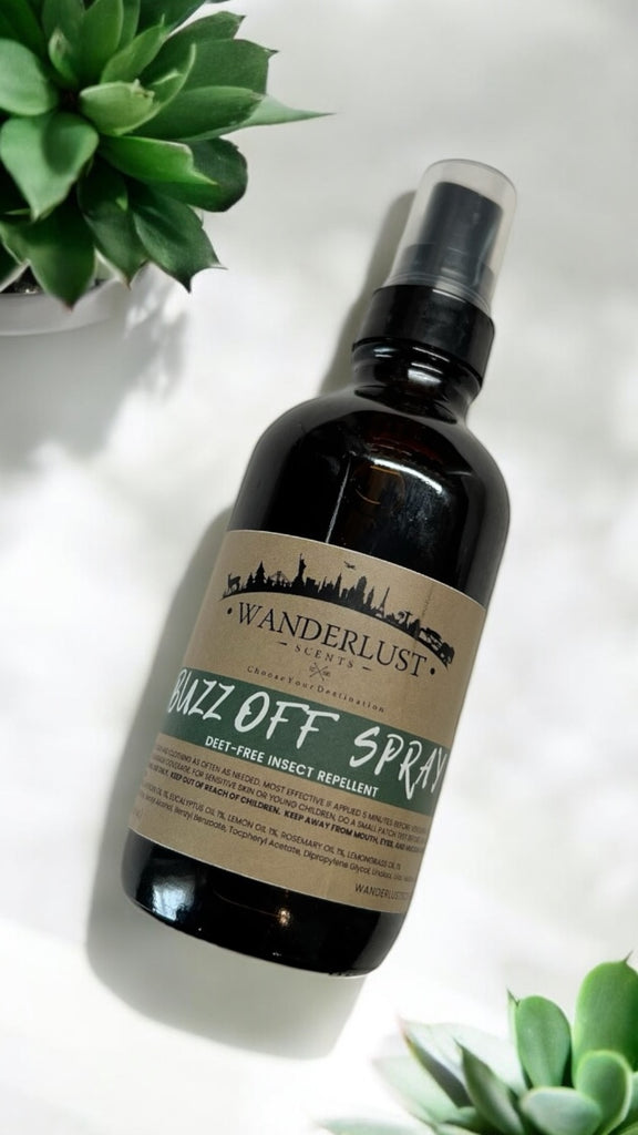 Buzz Off DEETFree Bug Repellent Spray Wanderlust Scents