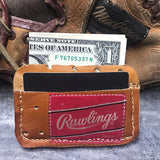 The Triple #44︱3 Pocket Vintage Baseball Glove Wallet︱Rawlings