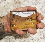 The Triple #11︱3 Pocket Vintage Baseball Glove Wallet︱Custom
