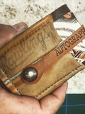 The Double #52︱2 Pocket Vintage Baseball Glove Wallet︱Custom