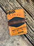 The Triple #21︱2 Pocket Vintage Baseball Glove Wallet︱Roger Clemens