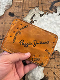 The Double #44︱2 Pocket Vintage Baseball Glove Wallet︱Reggie Jackson
